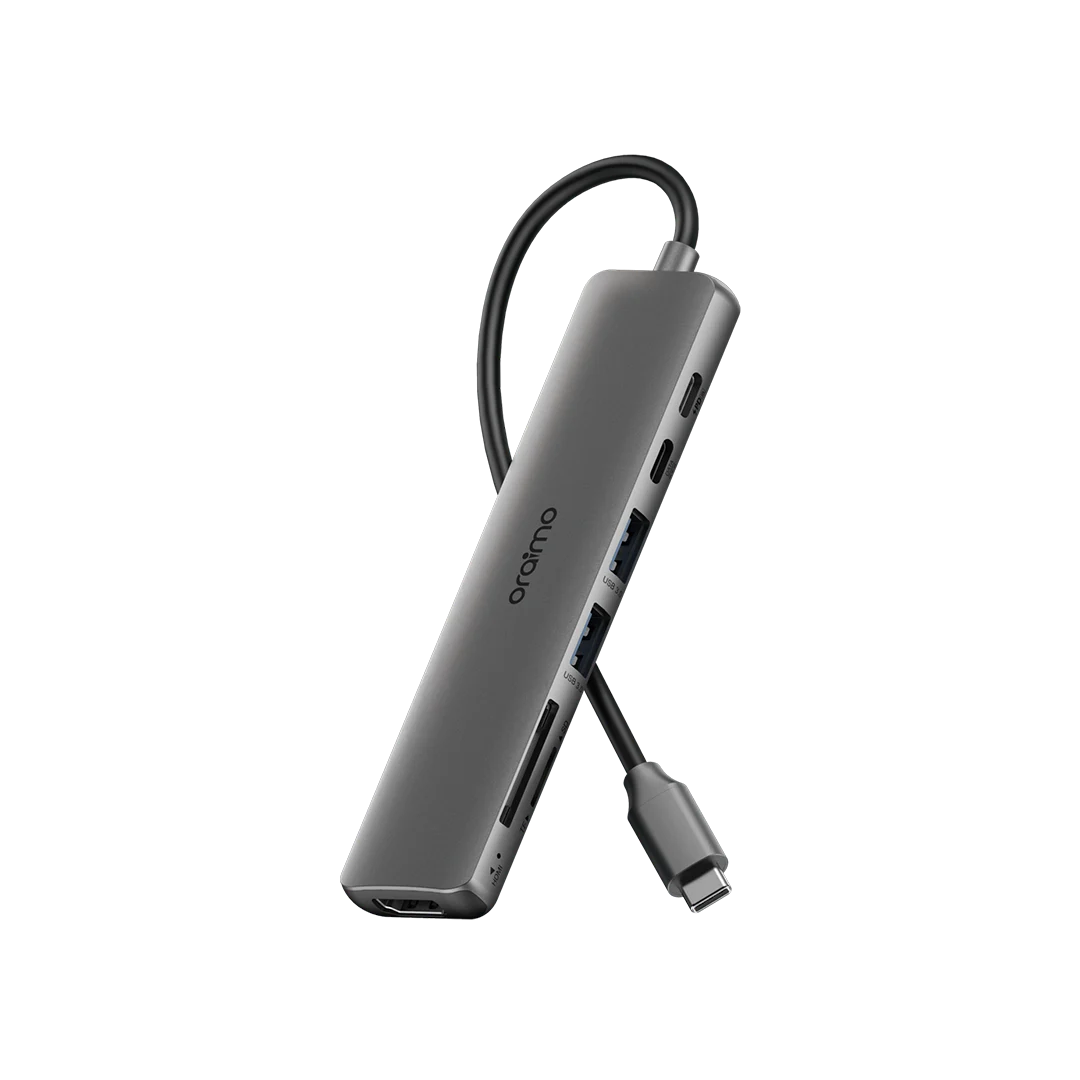 PowerTrans USB-C 7-in-1 Multi-Functional Adapter