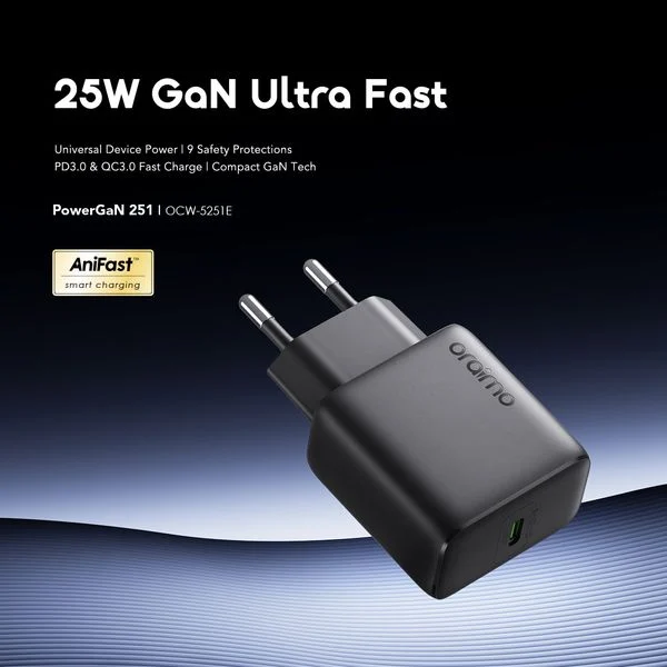 PowerGaN 251 25W GaN Fast Mini Charger Set price in Bangladesh