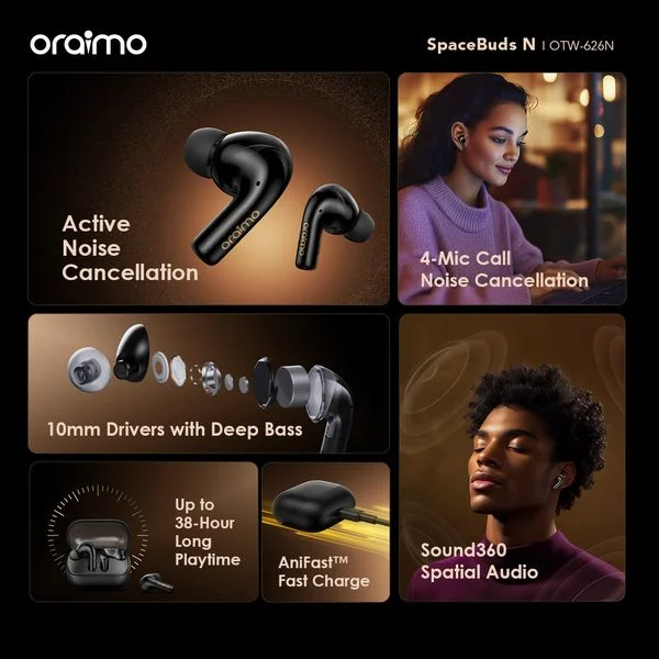SpaceBuds N ANC True Wireless Earbuds price in Bangladesh
