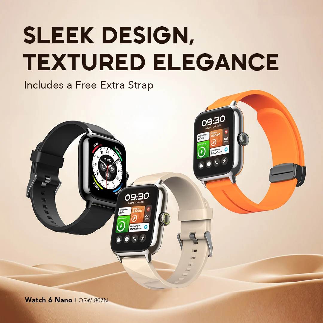 oraimo Smart Watch Watch 6 Nano OSW-807N 1 oraimo Smart Watch Watch 6 Nano OSW-807N 1