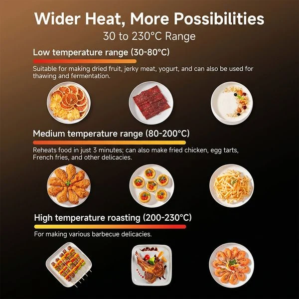 Intellifry 9L 230°C Dual Side Flip Free Air Fryer price in Bangladesh
