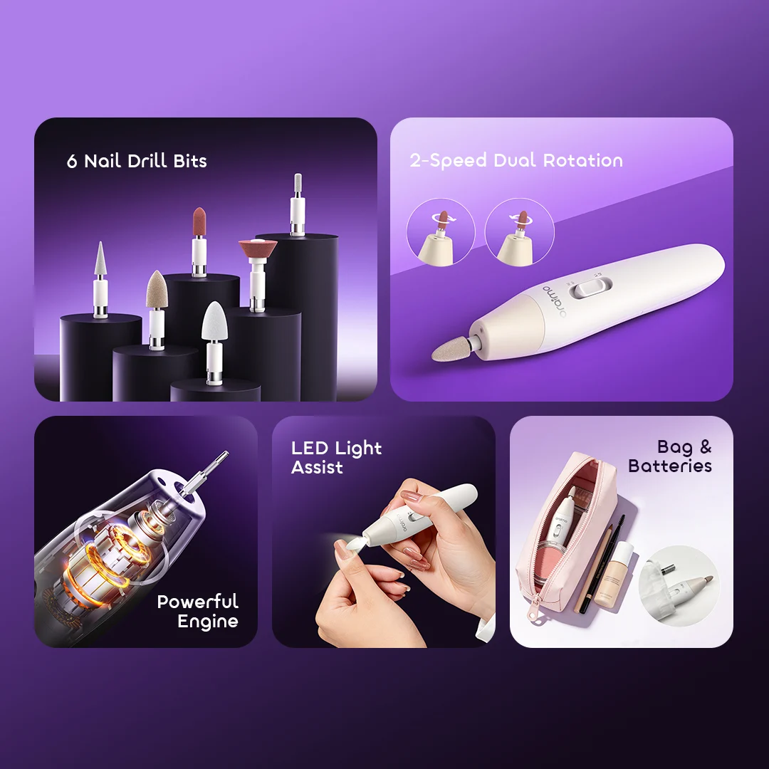 oraimo Manicure Set Tipsy OMS-210N 2 Features oraimo Manicure Set Tipsy OMS-210N 2 Features