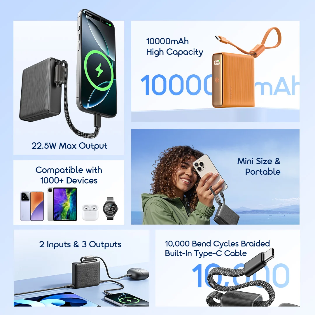 oraimo Power Bank PowerNova L11 10000mAh POWER BANK OPB-7103C 2 features oraimo Power Bank PowerNova L11 10000mAh POWER BANK OPB-7103C 2 features