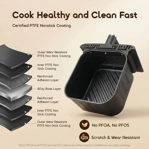 NutriFry S1 6L 1500W 230°C High-Temp Air Fryer price in Bangladesh