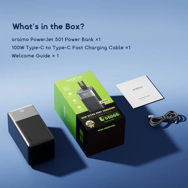 PowerJet 501 4-Device Charging Fully Charges Phone Up to 11 Time PowerJet 501 price in Bangladesh