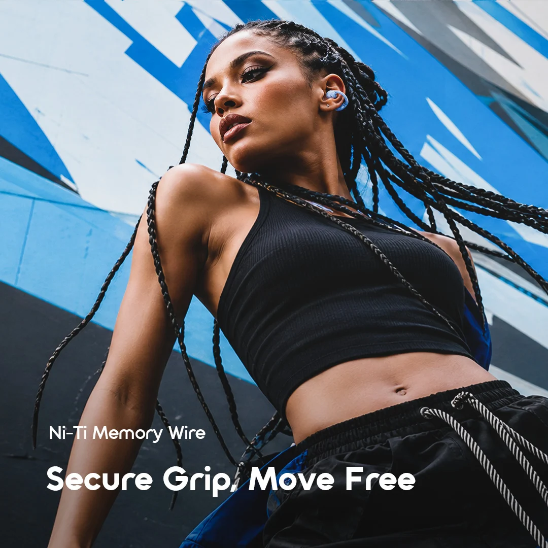 oraimo opensnap air open-ear true wireless earbuds africa OPN-371 05 secure grip move free ni-ti memory wire oraimo opensnap air open-ear true wireless earbuds africa OPN-371 05 secure grip move free ni-ti memory wire