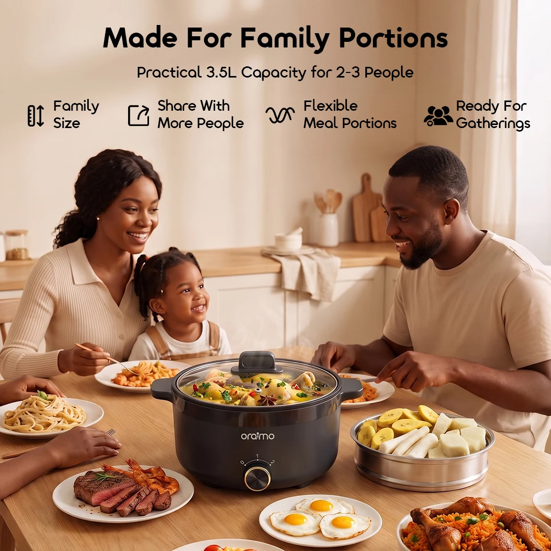 oraimo multipot multi functional electric hotpot africa OEH 261A 04 family portions oraimo multipot multi functional electric hotpot africa OEH 261A 04 family portions