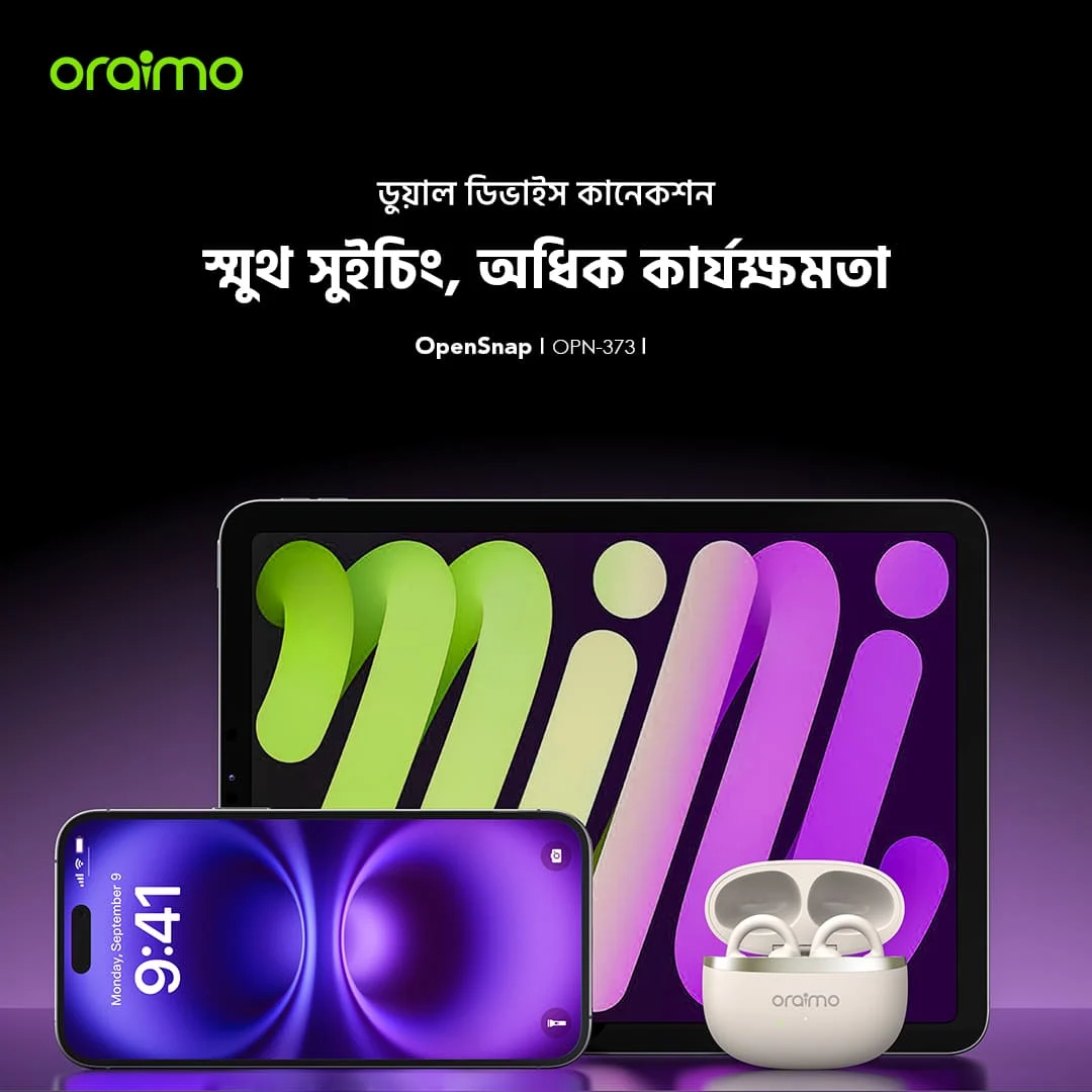 oraimo Open-Ear Headphones-opensnap-opn-373-8-button control oraimo Open-Ear Headphones-opensnap-opn-373-8-button control