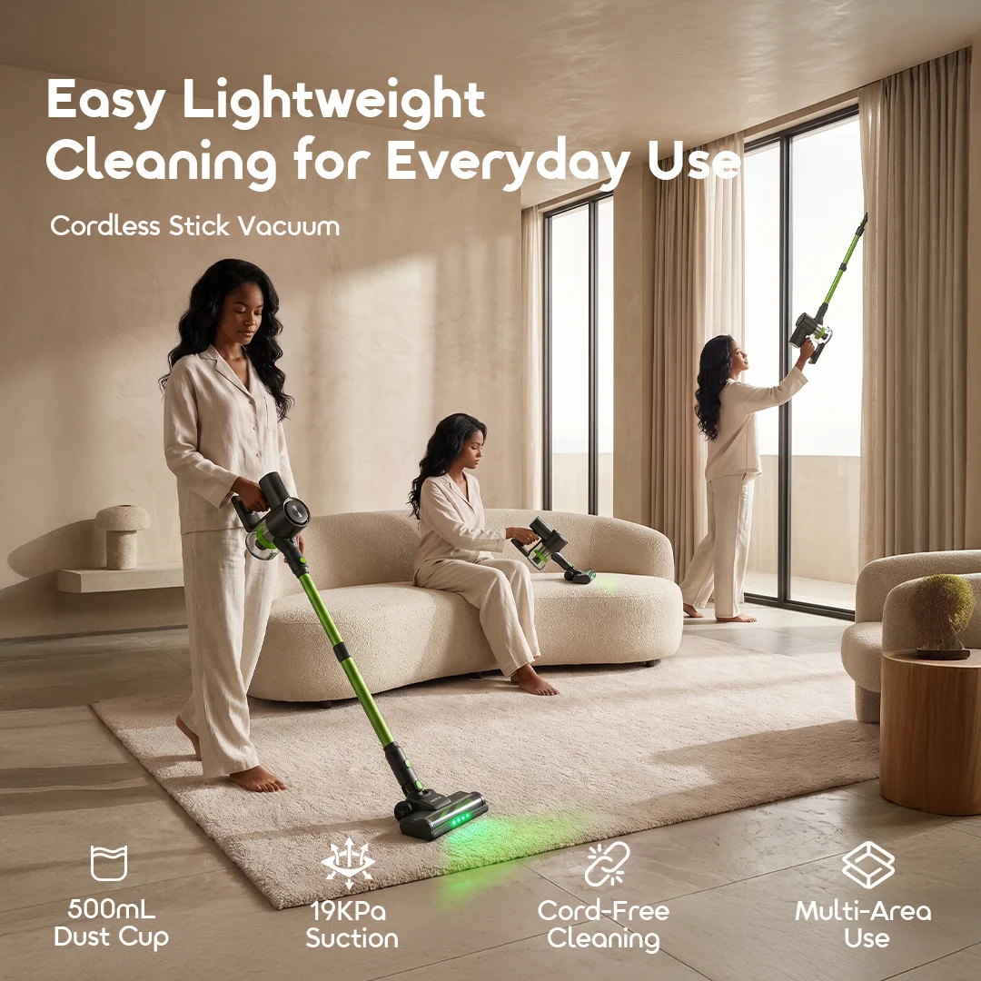 oraimo Cordless Stick Vacuum CyberVac 2 OSV-201A 02 Easy Lightweight Cleaning for Everyday Use