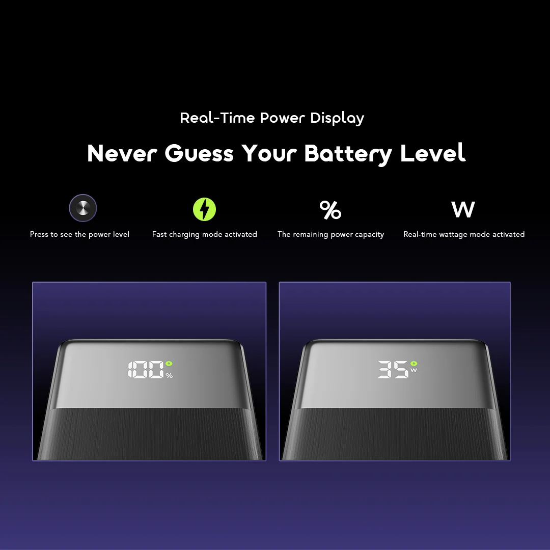 oraimo Power Bank PowerJet 501 OPB-7401Q 06 Never Guess Your Battery Level oraimo Power Bank PowerJet 501 OPB-7401Q 06 Never Guess Your Battery Level