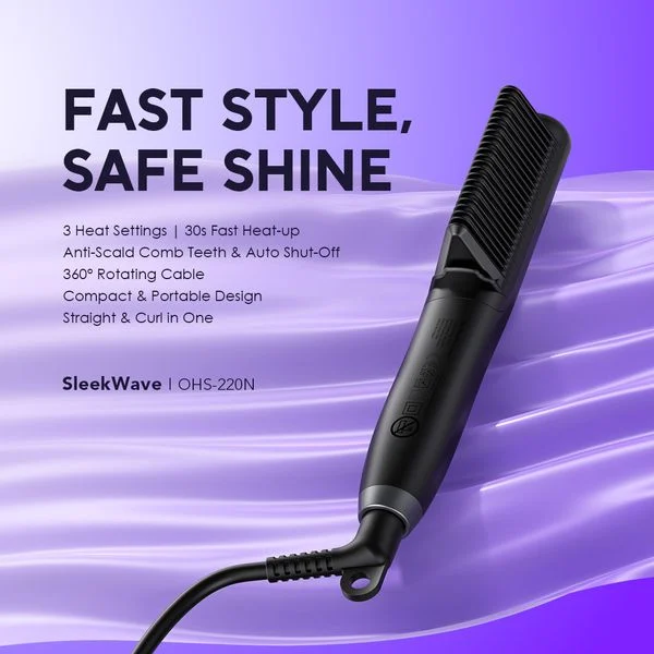 SleekWave Hair Straightener Brush price in Bangladesh