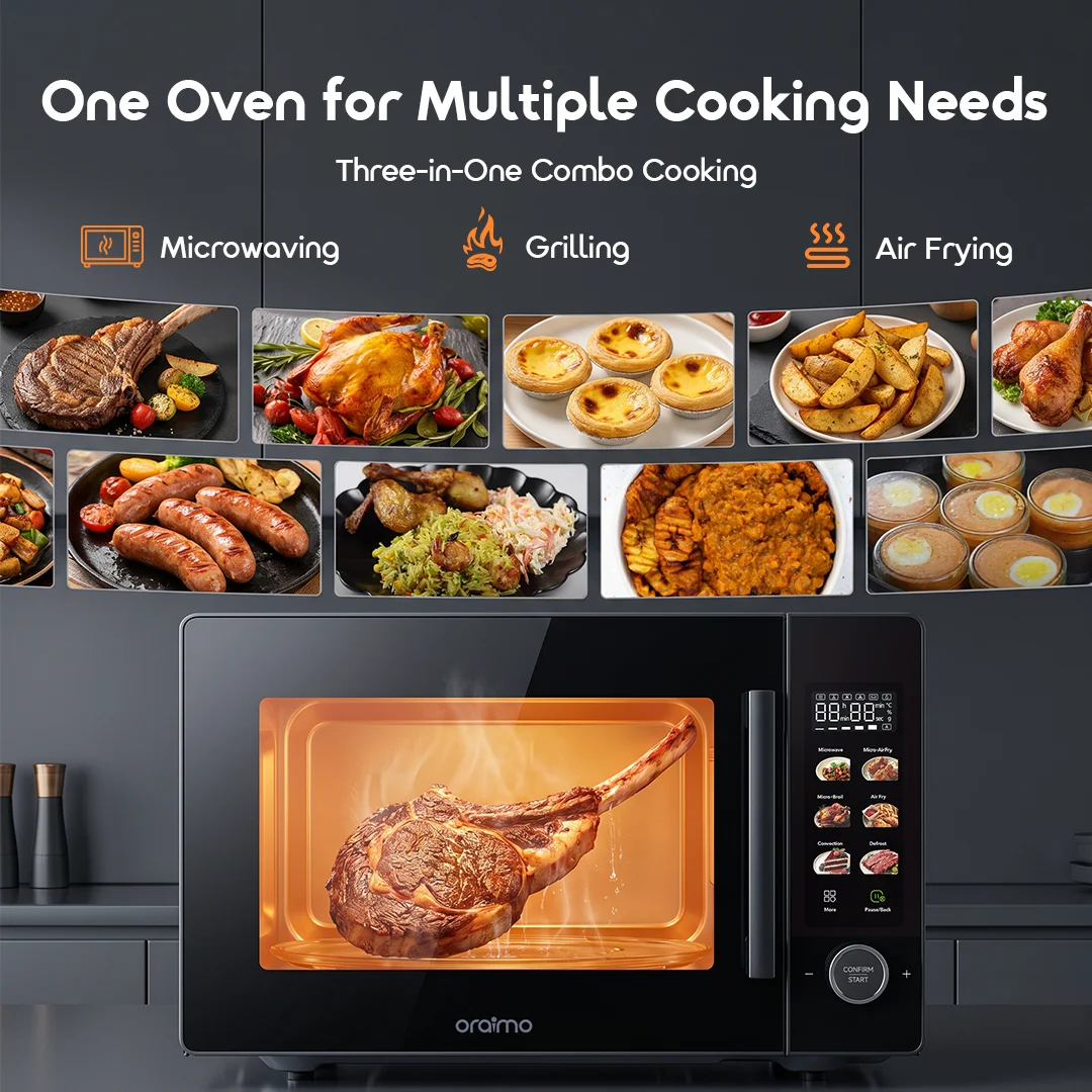 oraimo Microwave Air Fryer Oven InfiWave Nova OMO-821A 02 Multi Cooking Modes Microwave Grill Air Fry oraimo Microwave Air Fryer Oven InfiWave Nova OMO-821A 02 Multi Cooking Modes Microwave Grill Air Fry