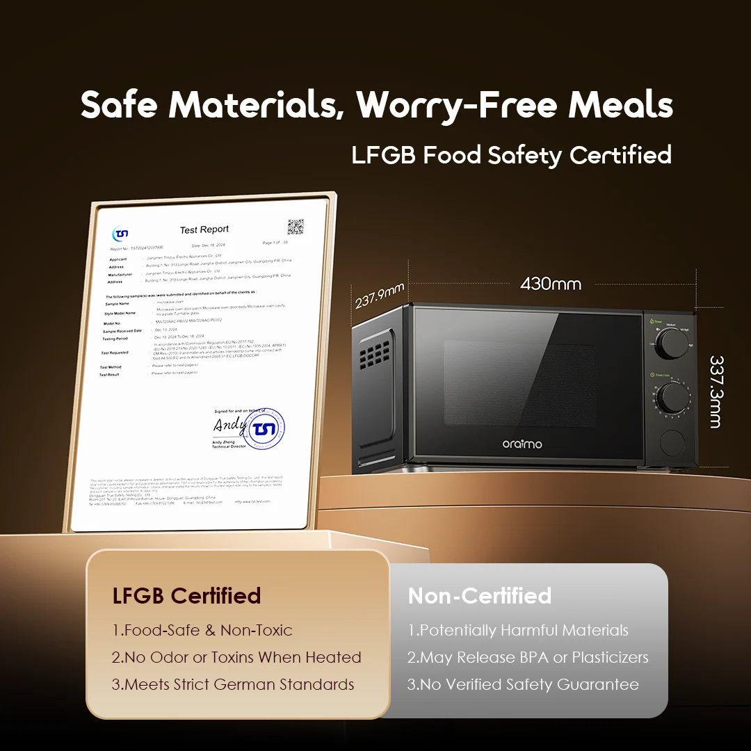 oraimo-Microwave-Oven-InfiWave-Lite-OMO-221A-6 Safe Materials, Worry-Free MealsLFGB Food Safety Certified oraimo-Microwave-Oven-InfiWave-Lite-OMO-221A-6 Safe Materials, Worry-Free MealsLFGB Food Safety Certified