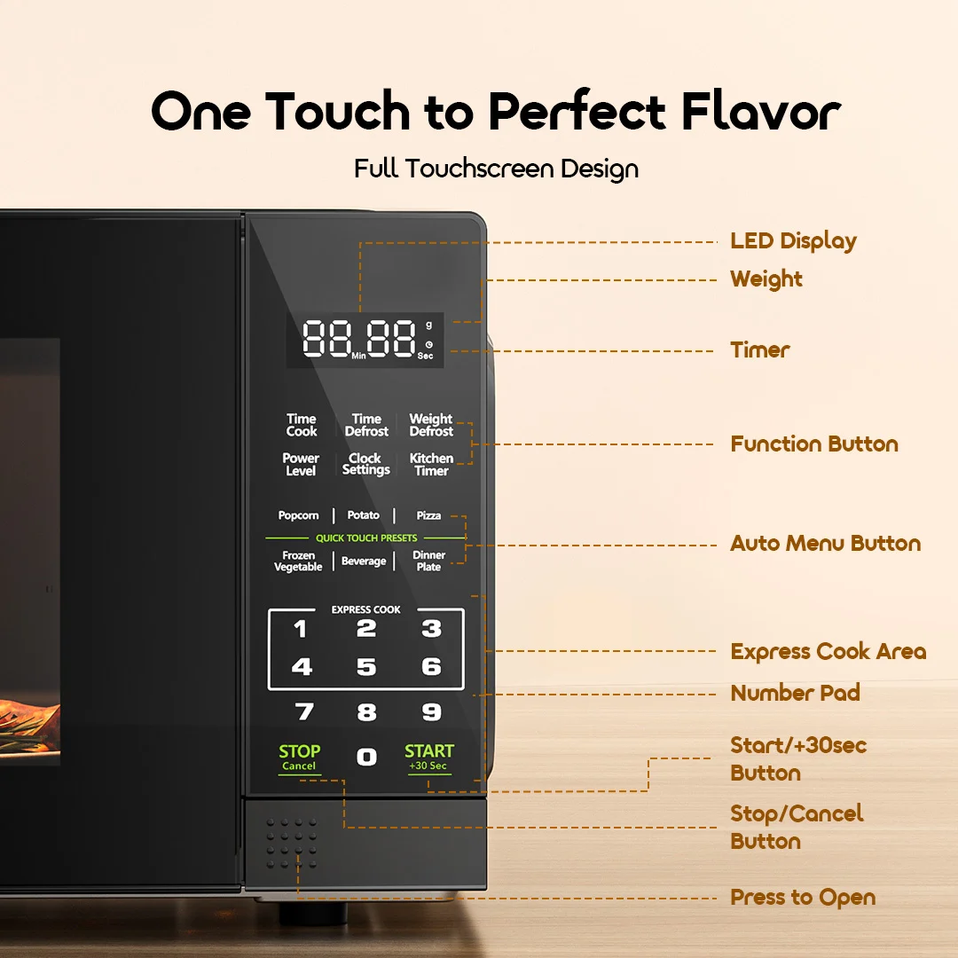 oraimo-Microwave-Oven-InfiWave-Lite-OMO-521A-4-LFGB Food Safety CertifiedSafe Materials, Worry-Free Meals oraimo-Microwave-Oven-InfiWave-Lite-OMO-521A-5-Dual-Mode Smart DefrostingDefrost Smartly oraimo-Microwave-Oven-InfiWave-Lite-OMO-521A-4-LFGB Food Safety CertifiedSafe Materials, Worry-Free Meals oraimo-Microwave-Oven-InfiWave-Lite-OMO-521A-5-Dual-Mode Smart DefrostingDefrost Smartly