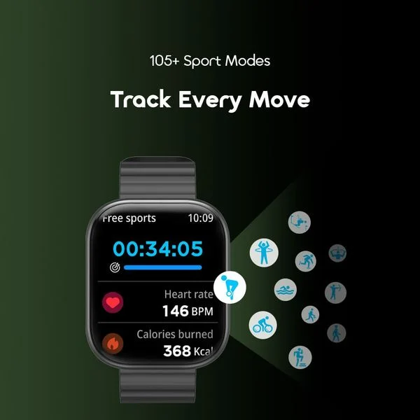 Watch 6 2.04" TFT IP68 Smart Watch price in Bangladesh