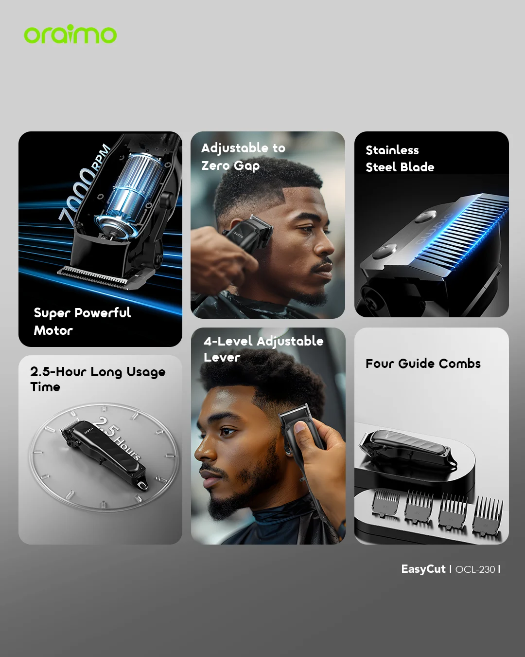 oraimo-Hair-Clipper-EasyCut-OCL-230-Features oraimo-Hair-Clipper-EasyCut-OCL-230-Features