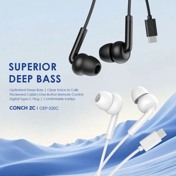 CONCH 2C Type-C In-Ear Wired Earphone price in Bangladesh
