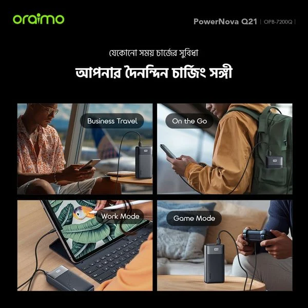 PowerNova Q21 20000mAh 22.5W Power Bank price in Bangladesh