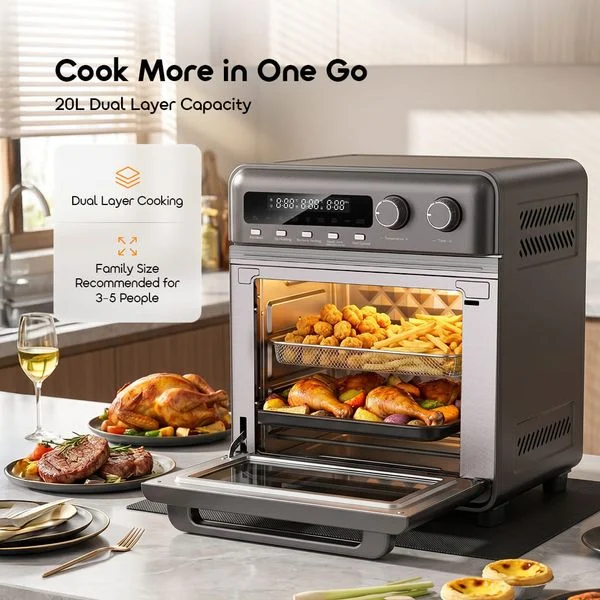BakeAir Pro 8-in-1  230°C 20L Large Capacity Air Oven price in Bangladesh