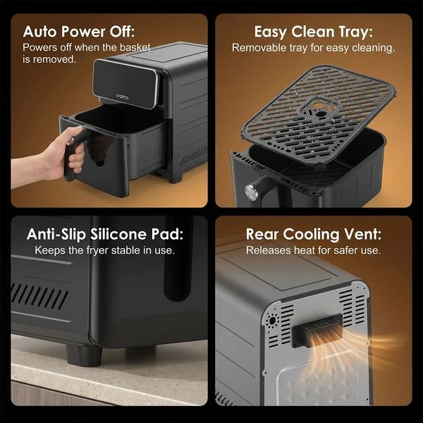Intellifry 9L 230°C Dual Side Flip Free Air Fryer price in Bangladesh