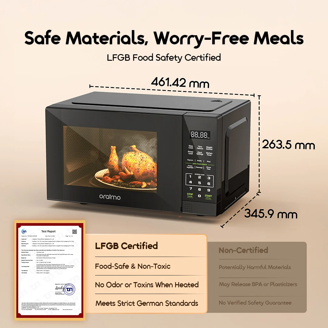 oraimo-Microwave-Oven-InfiWave-Lite-OMO-521A-6-360° Rotating TurntableEven Heat for Every Bite oraimo-Microwave-Oven-InfiWave-Lite-OMO-521A-6-360° Rotating TurntableEven Heat for Every Bite
