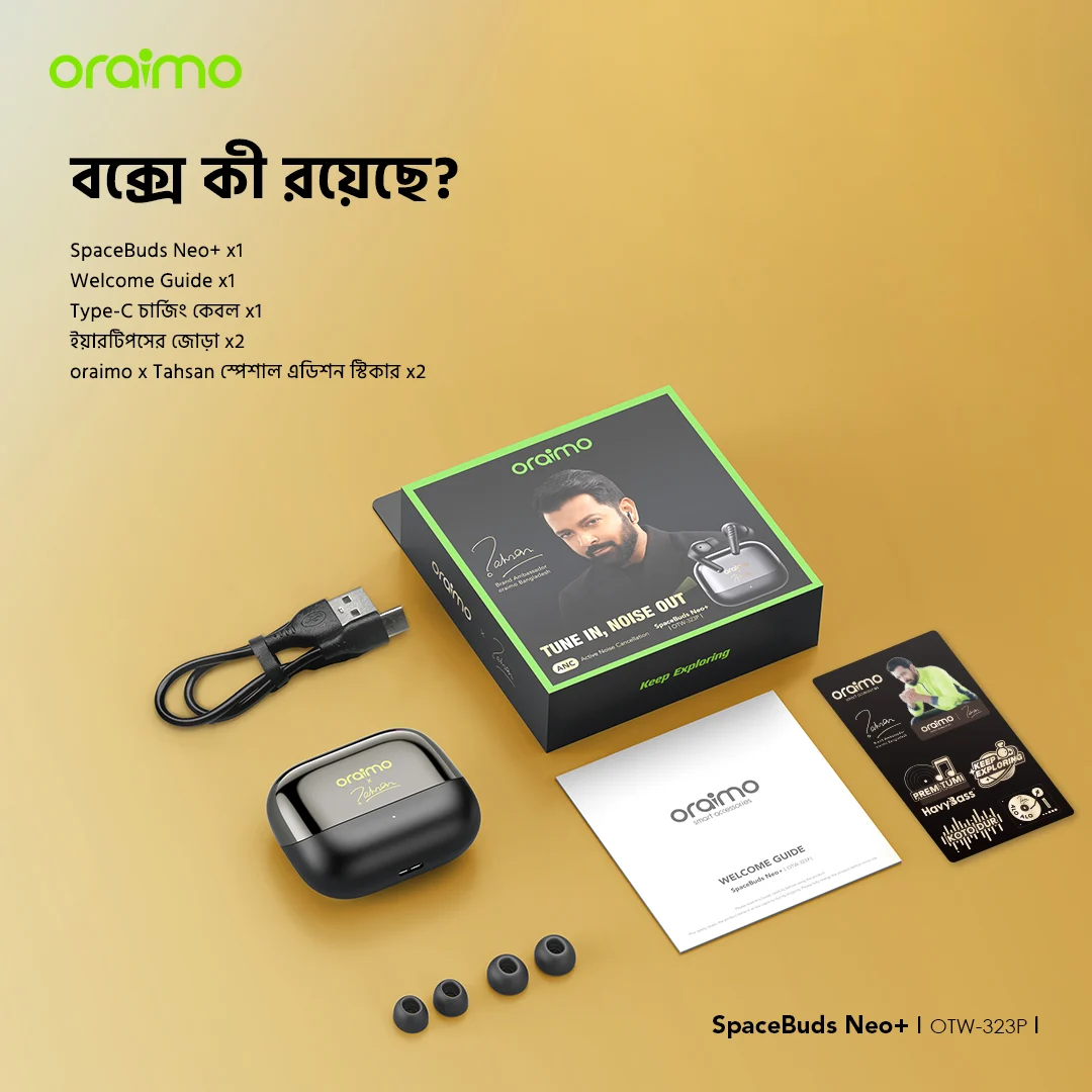 Wireless Earphones SpaceBuds Neo+ OTW-323P bd package Wireless Earphones SpaceBuds Neo+ OTW-323P bd package