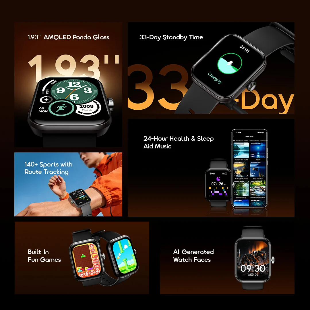 oraimo Smart Watch Watch Nova 2N OSW-815N 2 Features oraimo Smart Watch Watch Nova 2N OSW-815N 2 Features