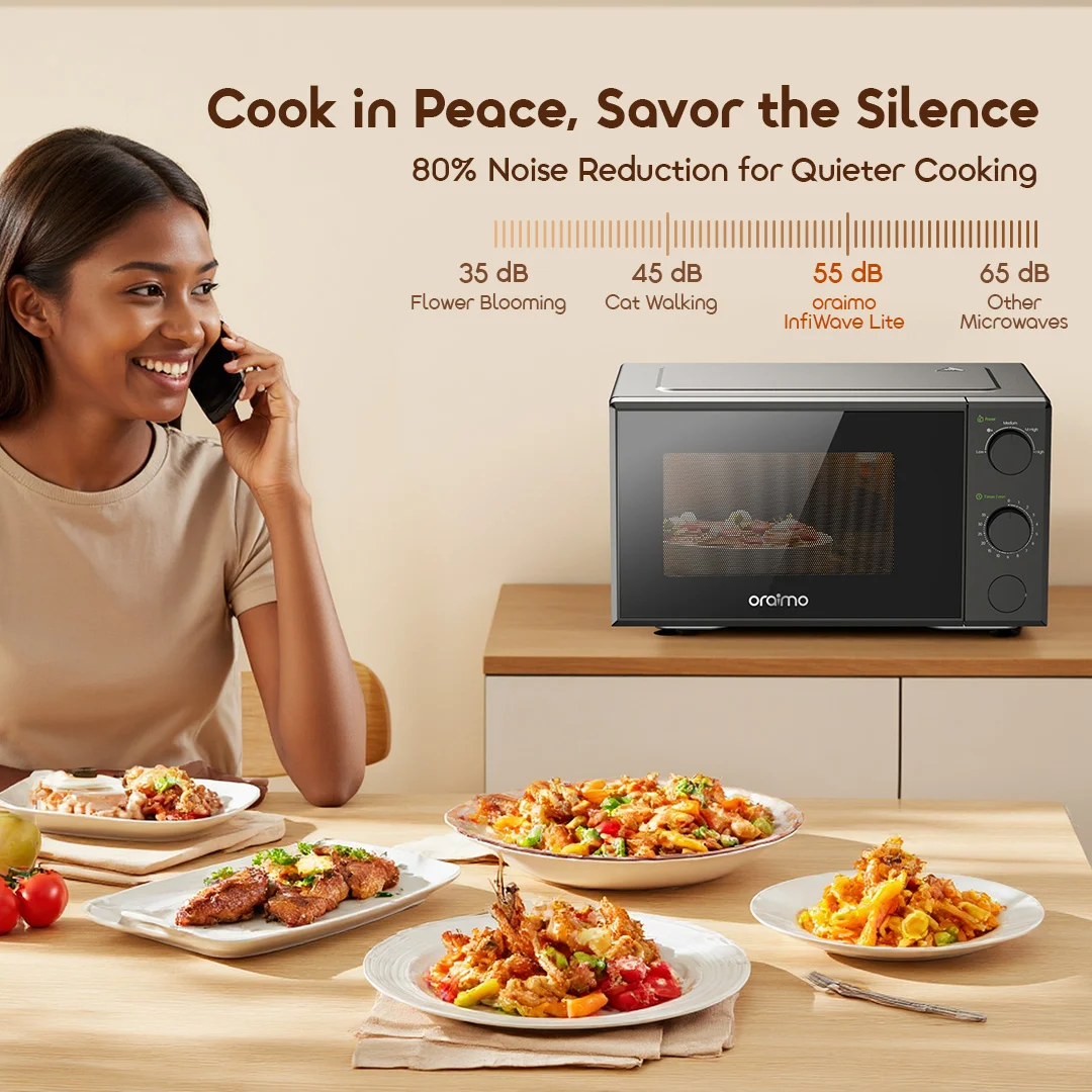 oraimo-Microwave-Oven-InfiWave-Lite-OMO-221A-4 Cook in Peace, Savor the SilenceLow-Noise Operation oraimo-Microwave-Oven-InfiWave-Lite-OMO-221A-4 Cook in Peace, Savor the SilenceLow-Noise Operation