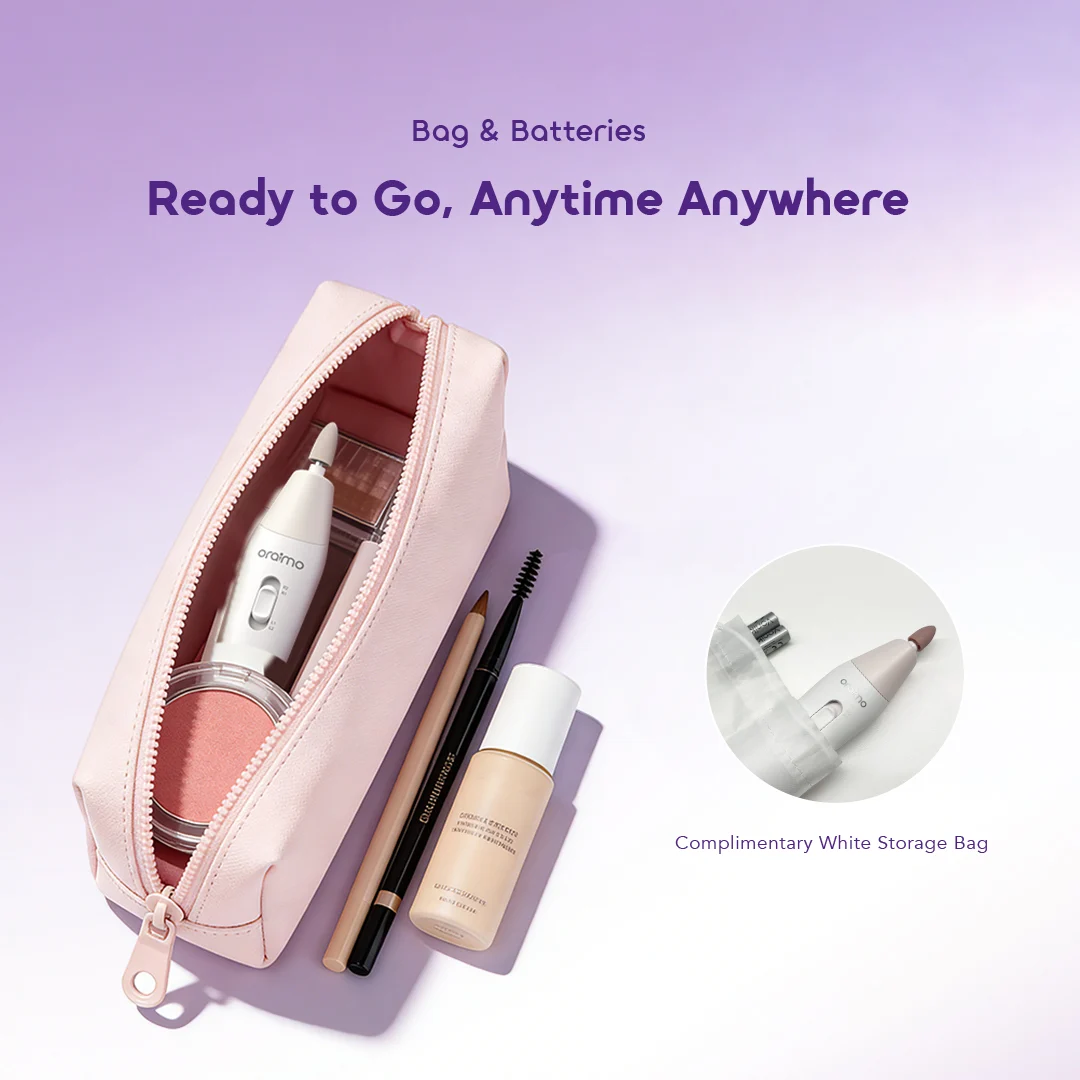 oraimo Manicure Set Tipsy OMS-210N 7 Bag & Batteries oraimo Manicure Set Tipsy OMS-210N 7 Bag & Batteries