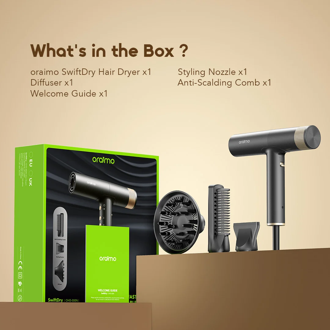 oraimo hair dryer swift dry ohd 550n in the box 11 oraimo hair dryer swift dry ohd 550n in the box 11