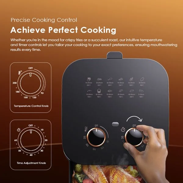 SmartAirFryer 5L 1500W Cooking Visible Smart Air Fryer price in Bangladesh