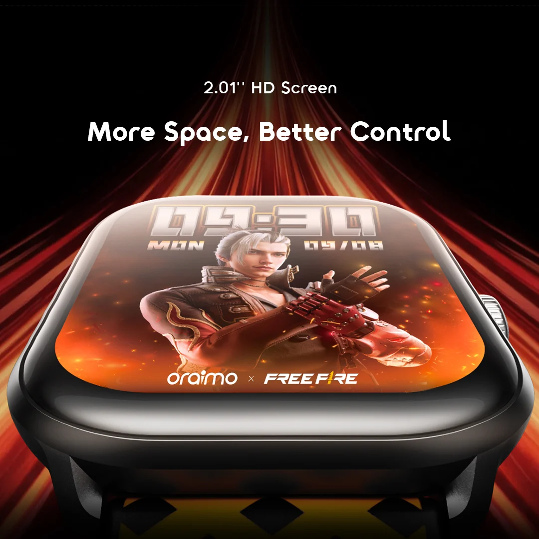 oraimo Smart Watch Watch 6 HAYATO OSW-809 03 2.01" HD Screen oraimo Smart Watch Watch 6 HAYATO OSW-809 03 2.01" HD Screen