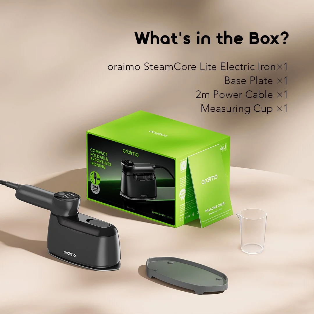 oraimo steamcore lite electric iron africa OEI-201A 08 whats in the box oraimo steamcore lite electric iron africa OEI-201A 08 whats in the box