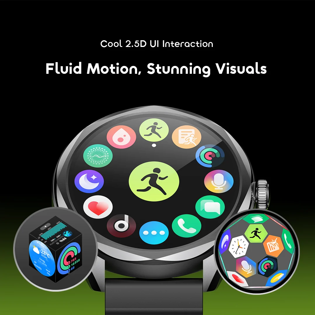 oraimo Smart Watch Watch Nova 2R OSW-834 10 Cool 2.5D UI Interaction oraimo Smart Watch Watch Nova 2R OSW-834 10 Cool 2.5D UI Interaction