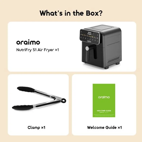 NutriFry S1 6L 1500W 230°C High-Temp Air Fryer price in Bangladesh