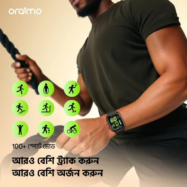 Watch 6N 1.83'' Full Touch Color Screen Smart Watch price in Bangladesh