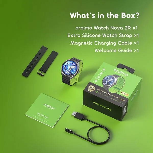 Watch Nova 2R 1.43" AMOLED 35-Day Standby Smart Watch price in Bangladesh