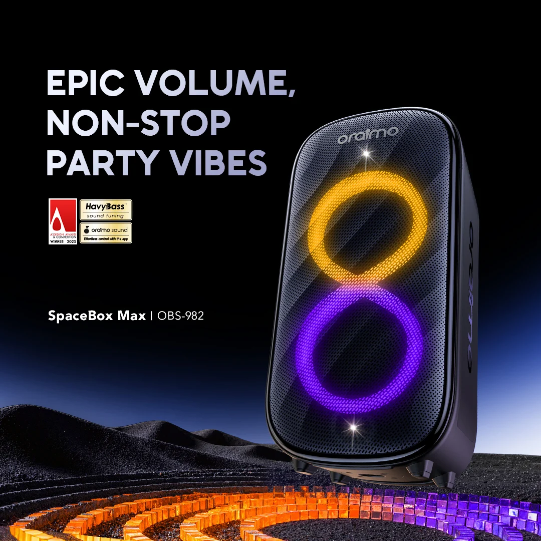 oraimo Wireless Party Speaker SpaceBox Max OBS-982 1 main oraimo Wireless Party Speaker SpaceBox Max OBS-982 1 main