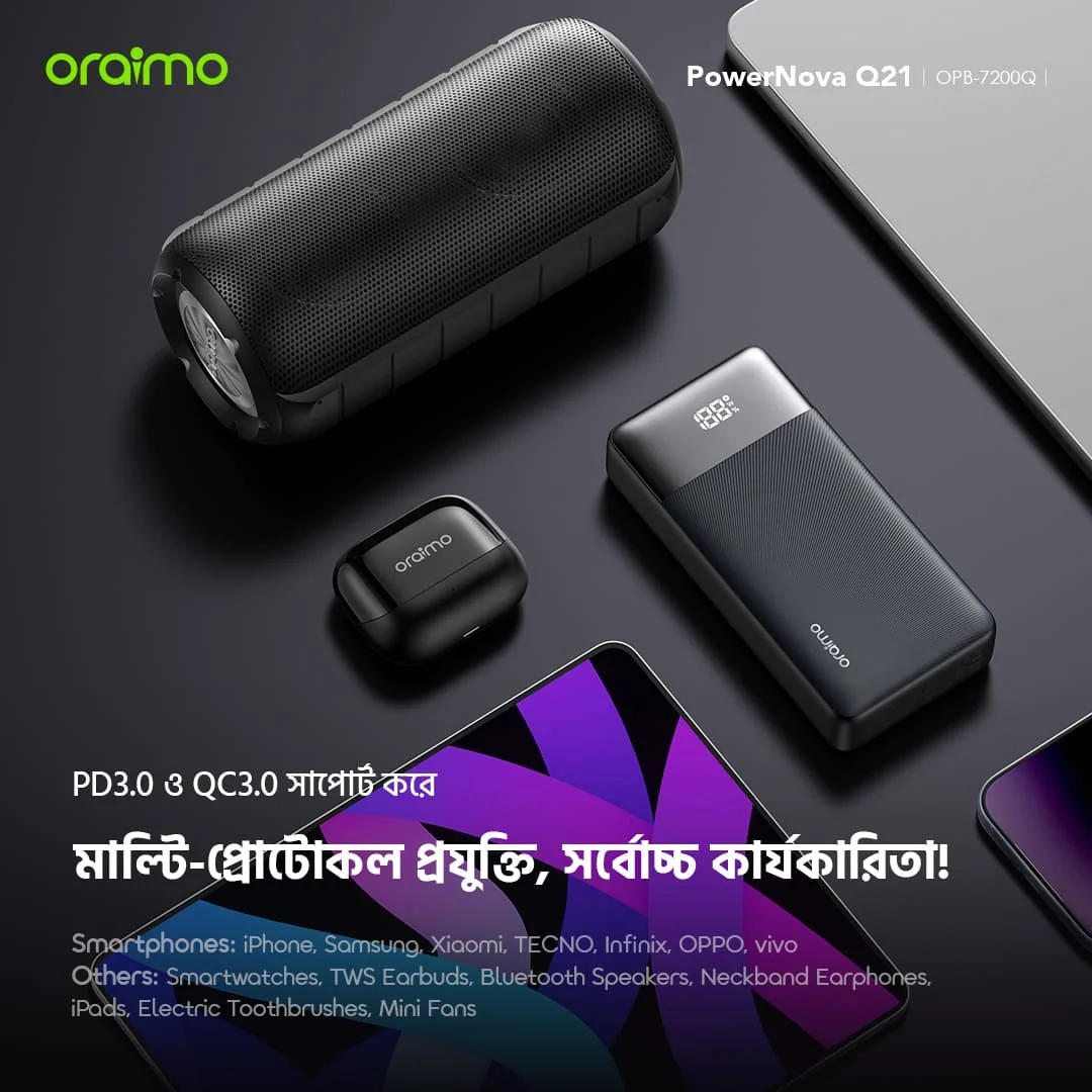 oraimo Power Bank PowerNova Q21 BD multi-compatibility oraimo Power Bank PowerNova Q21 BD multi-compatibility
