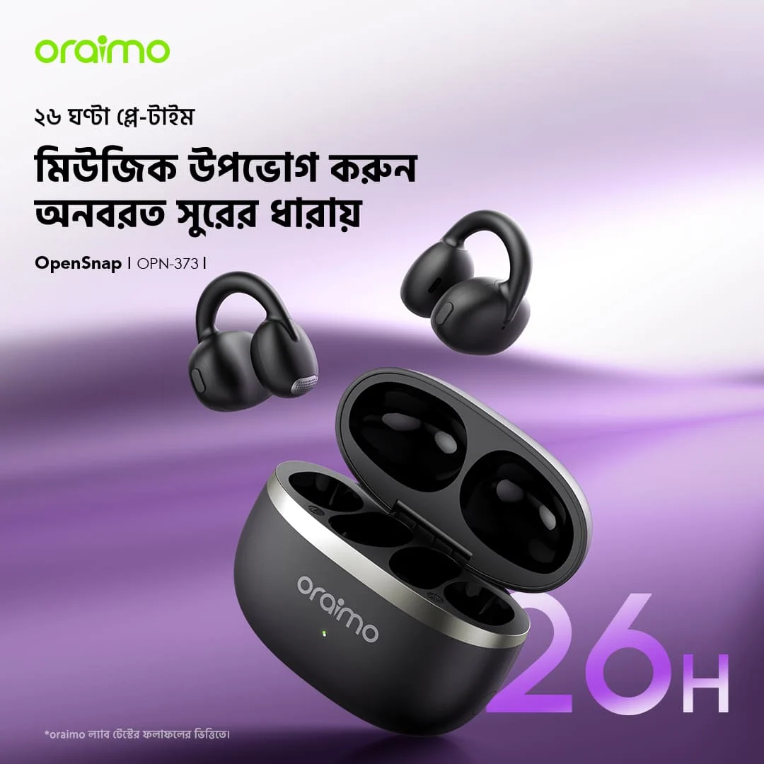 oraimo Open-Ear Headphones-opensnap-opn-373-10-long playingtime oraimo Open-Ear Headphones-opensnap-opn-373-10-long playingtime