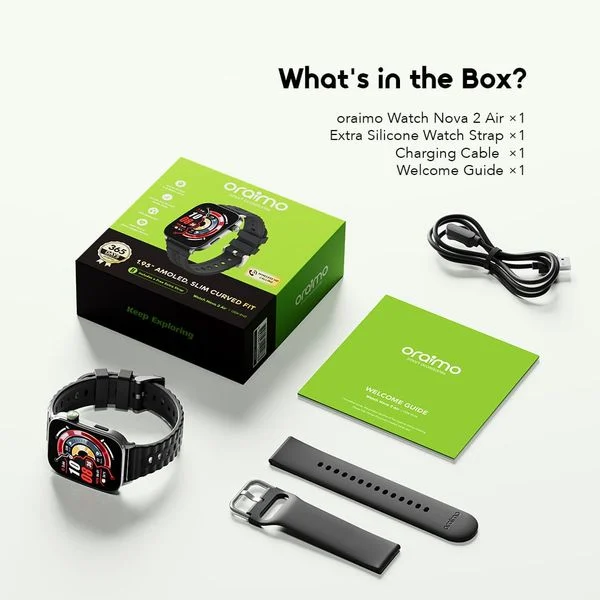 Watch Nova 2 Air Ultra-Slim Watch Nova 2 Air Smart Watch price in Bangladesh