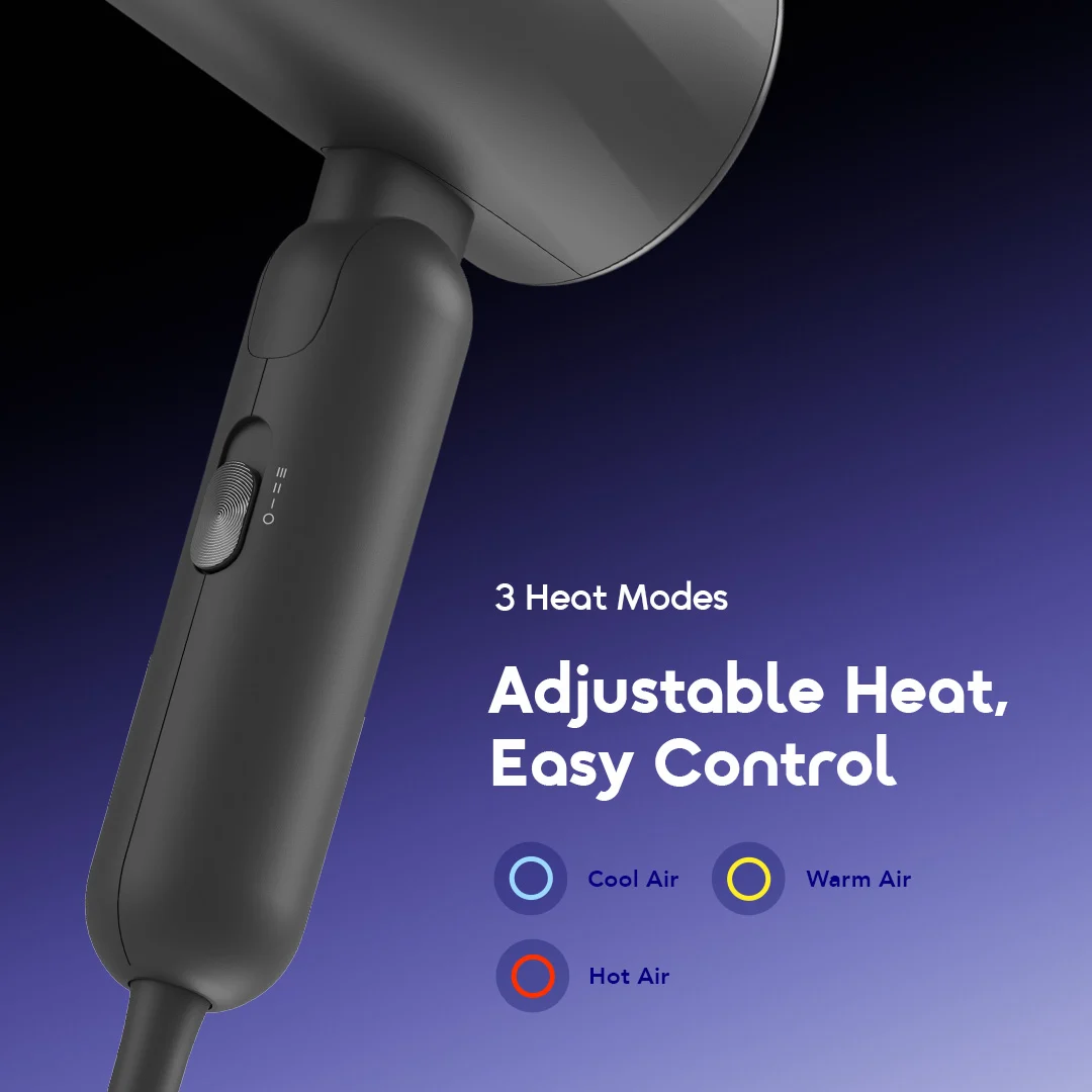 oraimo swiftdry 2 hair dryer ng OHD 210N 05 adjustable heat easy control oraimo swiftdry 2 hair dryer ng OHD 210N 05 adjustable heat easy control