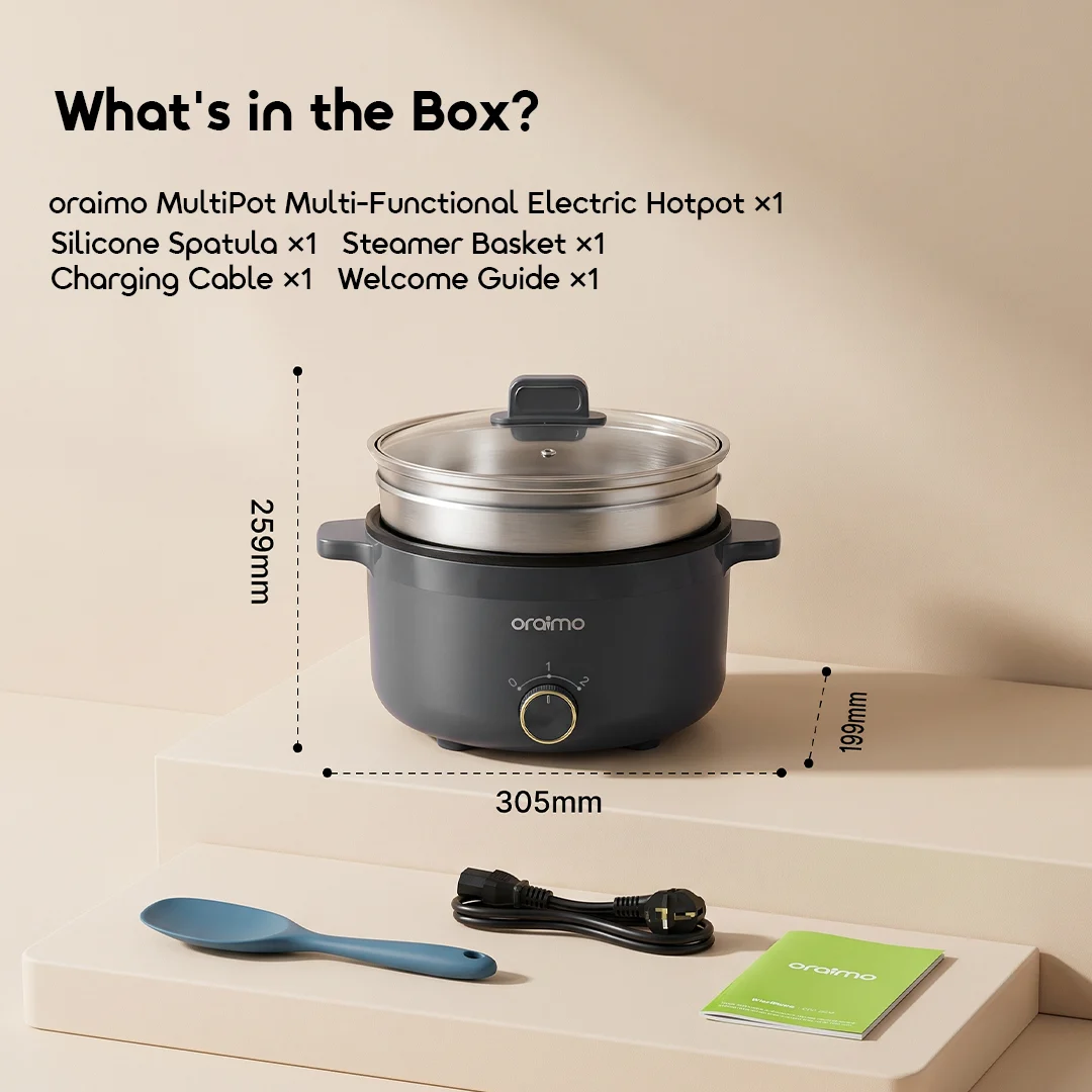 oraimo multipot multi functional electric hotpot africa OEH 261A 08 what in the box oraimo multipot multi functional electric hotpot africa OEH 261A 08 what in the box