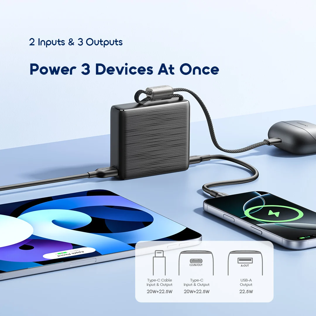 oraimo Power Bank PowerNova L11 10000mAh POWER BANK OPB-7103C 5 2 Inputs & 3 Outputs oraimo Power Bank PowerNova L11 10000mAh POWER BANK OPB-7103C 5 2 Inputs & 3 Outputs