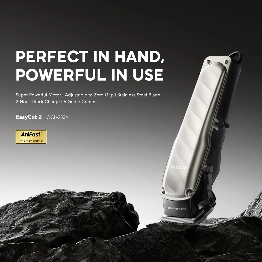 oraimo Hair Clipper EasyCut 2 OCL-233N 01 Perfect in Hand Powerful in Use oraimo Hair Clipper EasyCut 2 OCL-233N 01 Perfect in Hand Powerful in Use