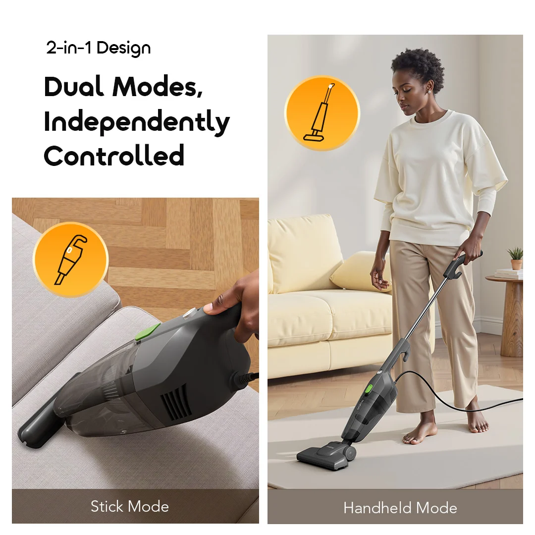 oraimo Corded Stick Vacuum CordForce Flex OSV 252A Dual Modes 3 oraimo Corded Stick Vacuum CordForce Flex OSV 252A Dual Modes 3