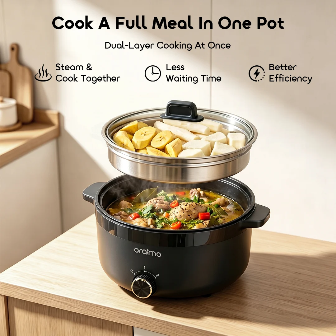 oraimo multipot multi functional electric hotpot africa OEH 261A 03 cook full meal one pot oraimo multipot multi functional electric hotpot africa OEH 261A 03 cook full meal one pot