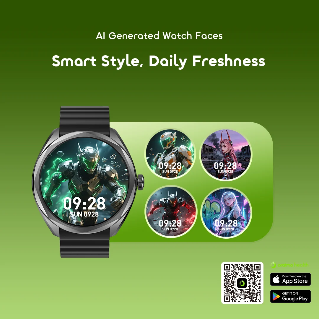 oraimo Smart Watch Watch Nova 2R OSW-834 11 AI Generated Watch Faces oraimo Smart Watch Watch Nova 2R OSW-834 11 AI Generated Watch Faces