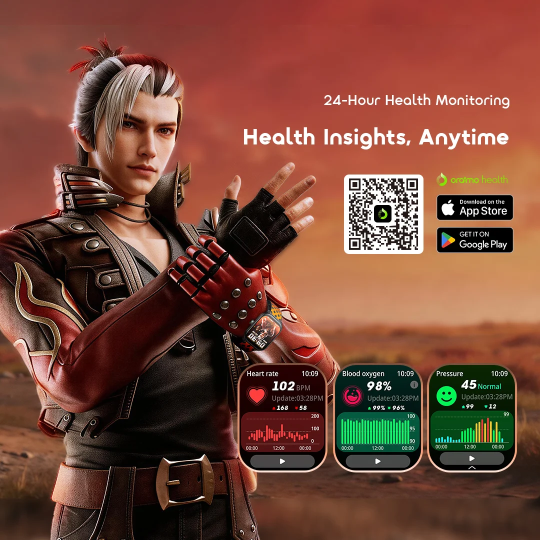 oraimo Smart Watch Watch 6 HAYATO OSW-809 07 24-Hour Health Monitoring oraimo Smart Watch Watch 6 HAYATO OSW-809 07 24-Hour Health Monitoring