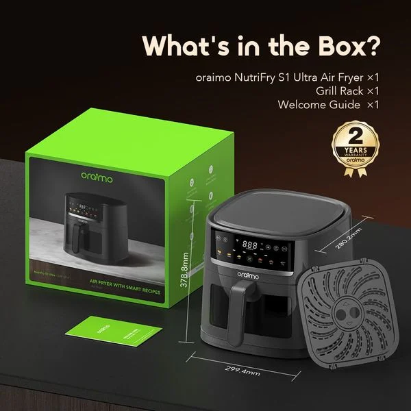 NutriFry S1 Ultra 1500W 6L Full Touchscreen Air fryer price in Bangladesh